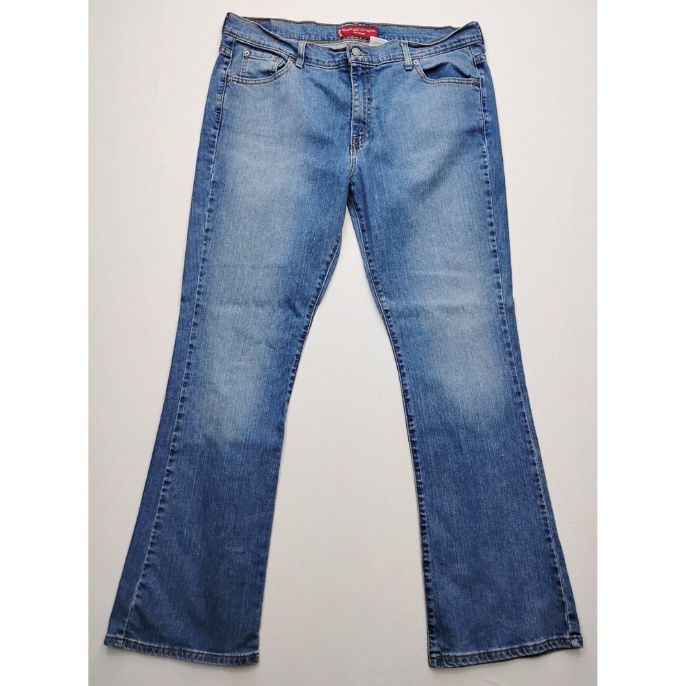 Levis 515 Nouveau Bootcut Low Rise Stretch Womens 16 Long 36x34 y2k